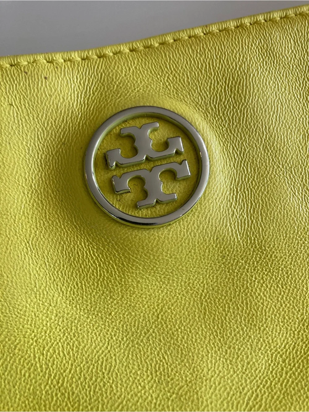 Tory Burch Pyramid Stud Citrus Handbag